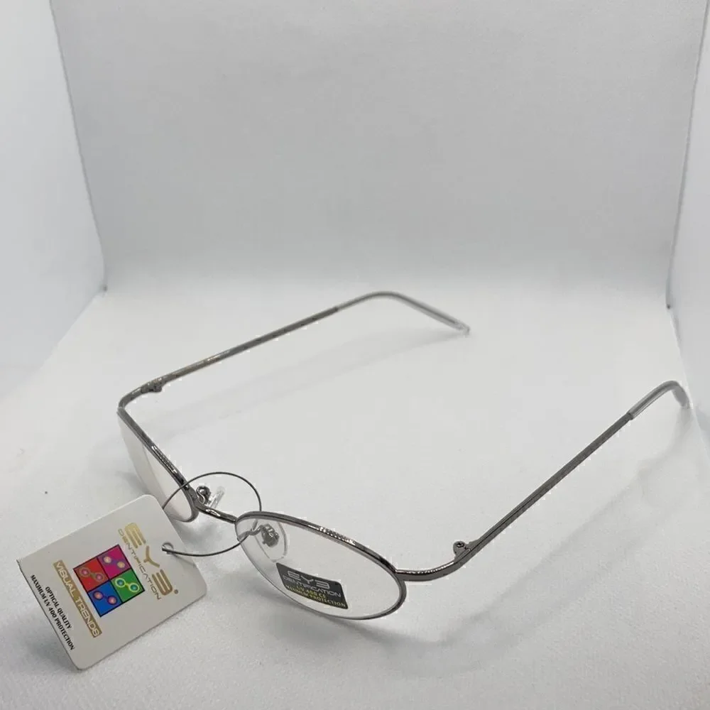 Eyedentification Round Clear Lens Sunglasses
